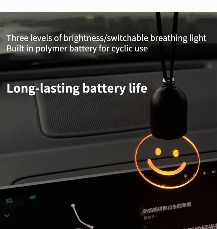 【 Warm Lamp 】 Automotive Atmosphere Light Automatic Sensing Automotive Pendant 2026 New Night Light Automotive Decoration