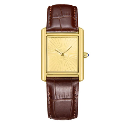 New Elegant Watches for Women and Men Fashion Leather Strap Waterproof Quartz Wristwatches Couple's Watches Gifts Drop Shipping