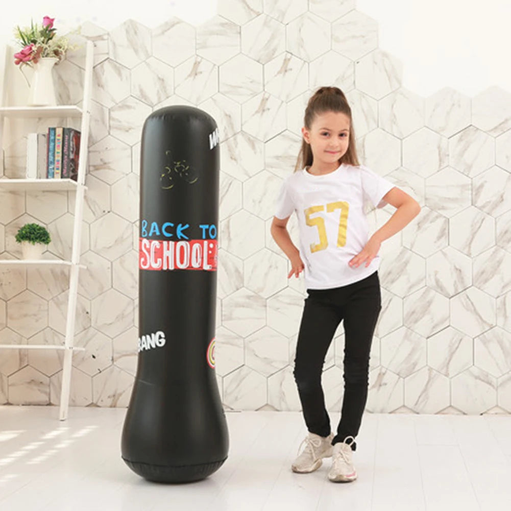 Inflatable Punching Boxing Bag Fitness Training Boxing Sack PVC Sports Fight Column  Kids Boxing Fight Pressure Sandbag