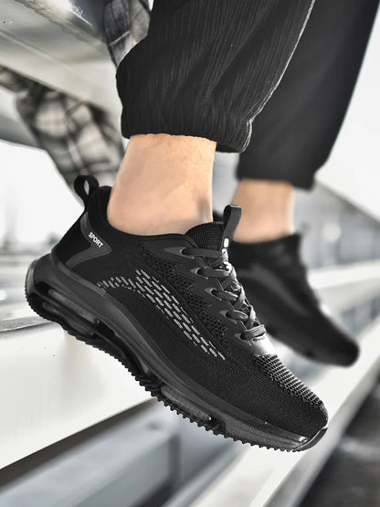 High Quality Sneakers Male Trend Black Platform Basketball Shoes Men Casual White Sport Walking Sneakers Men's Trainer 2025