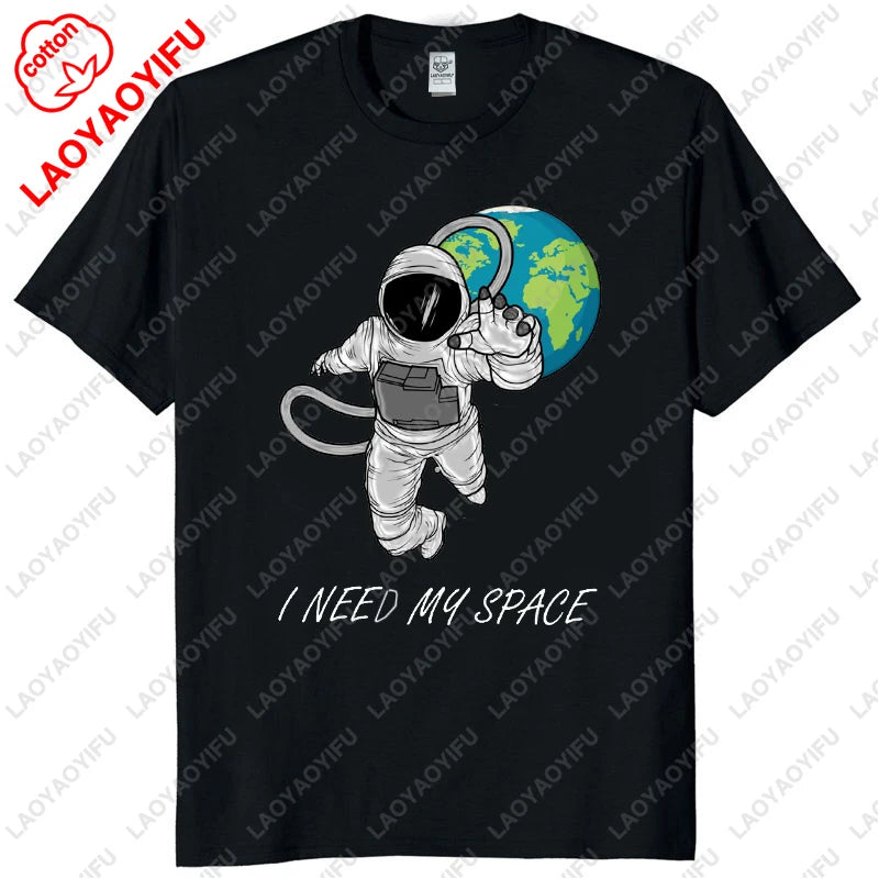 Funny Flat Earth Astronaut Well That Sucks T-Shirt Retro Male T Shirts Summer Breathable Outdoors Woman Man Graphic T Shirts