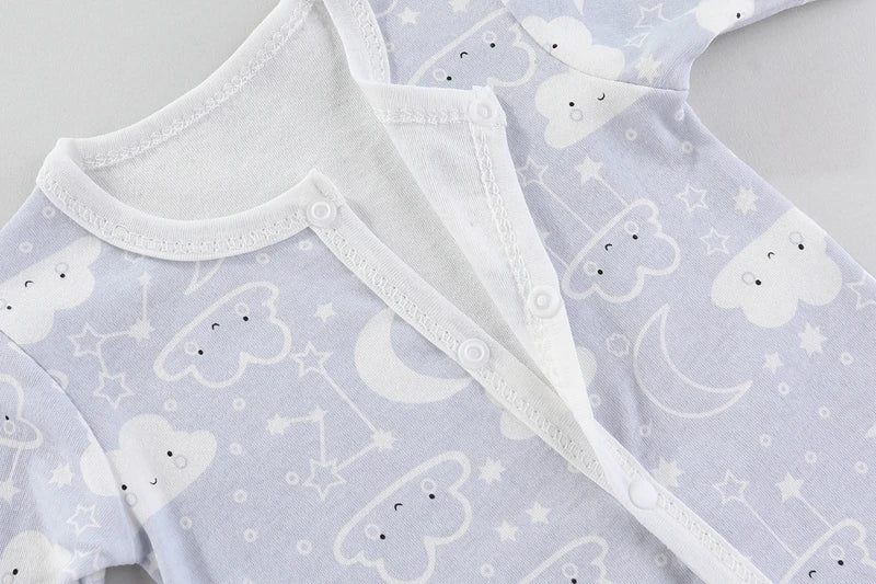Newborn Unisex Romper Bodysuit – Soft Cotton, 0-9 Months