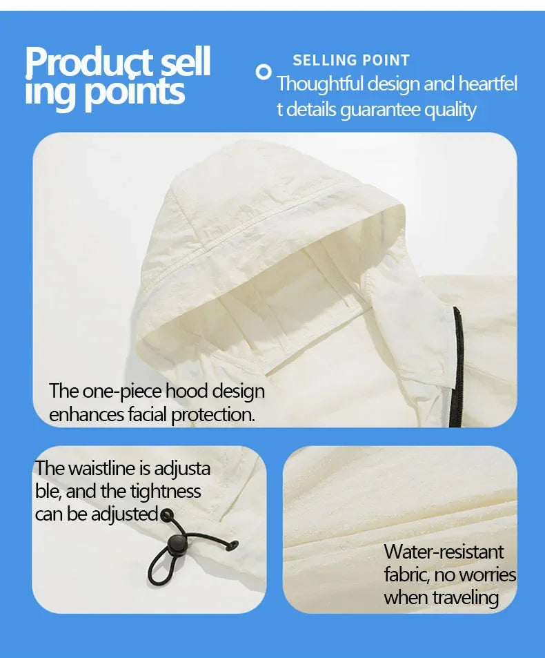Men Women Smart Air Conditioning Cooling Jacket with Fans Intelligent Heat Dissipation UV Protection Outdoor Work Clothes Summer