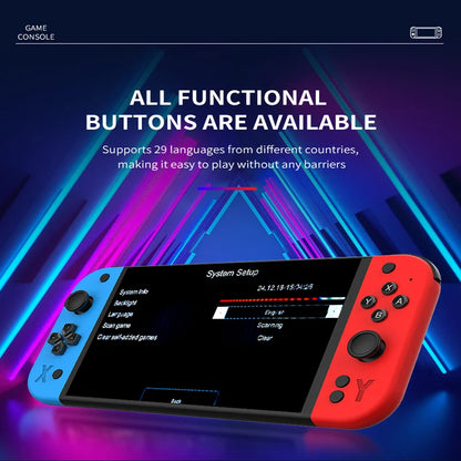 G90 retro arcade handheld console offers long battery life and a lightweight, portable design, and can be connected to a TV, mak