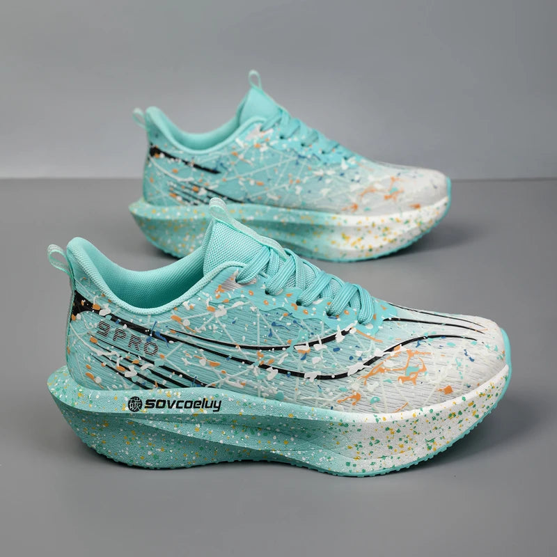 Men's Sneakers Trend Walking Speciality Carbon Board Marathon Sports Shoes Male Running Athletic Nonskid Sneakers﻿ For Women