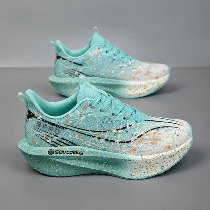 Men's Sneakers Trend Walking Speciality Carbon Board Marathon Sports Shoes Male Running Athletic Nonskid Sneakers﻿ For Women