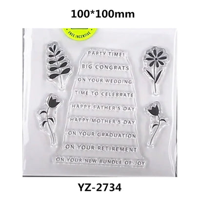 Just Married Celebrae You Father's Day Patriotic Heroes Cutting Dies Clear Stamps Scrapbooking New 2025 Frame Card Craft