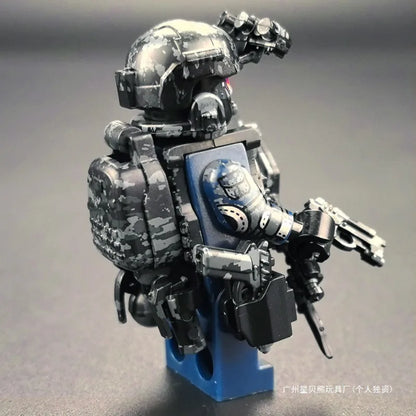 Soldiers, special forces, building blocks, weapons, handsome special police, Veyron Delta Operation, military toys, gifts.