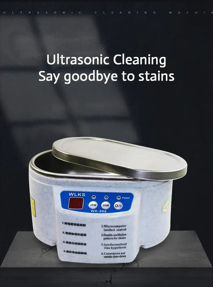30/50W Ultrasonic Cleaner Sonicator Bath 40Khz Degas for Watches Contact Lens Glasses Denture Teeth Electric Bath for Jewelry EU