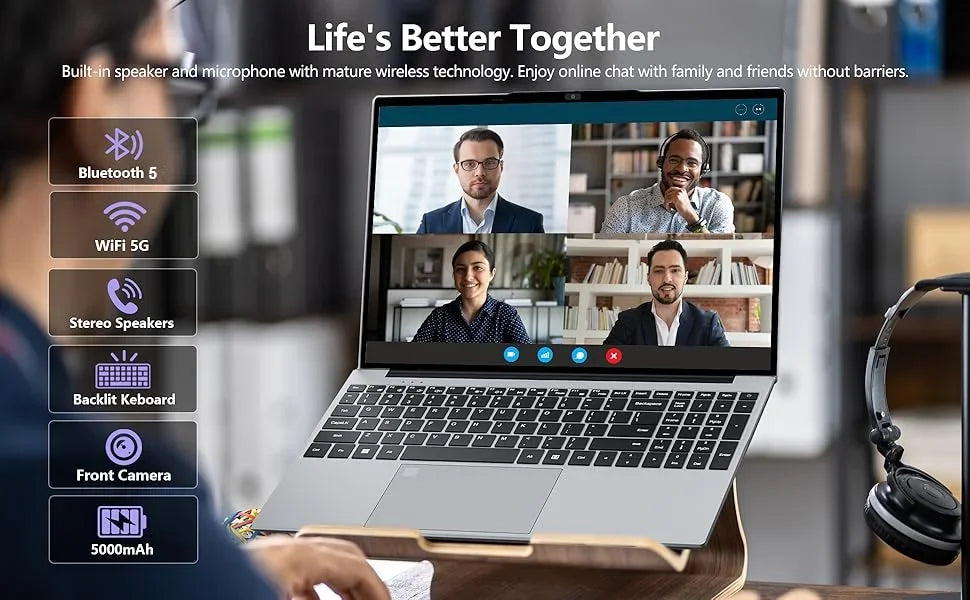 Portable 15.6" notebook PC w/ Intel Core i9-9900, 16GB RAM & 1TB SSD. Runs Windows 11 Pro. Fast, reliable & lightweight—ideal