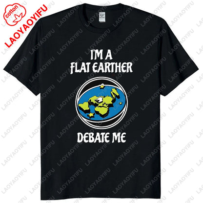 Funny Flat Earth Astronaut Well That Sucks T-Shirt Retro Male T Shirts Summer Breathable Outdoors Woman Man Graphic T Shirts