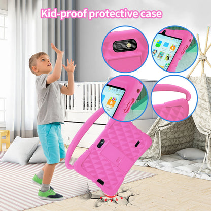 7.0 Inch Kids Tablet Android 12 Quad Core 4GB+64GB WiFi Bluetooth Educational Software Tablets Children's Gifts