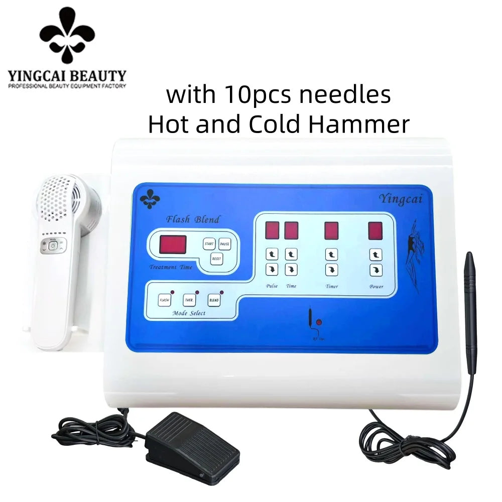 2 in 1 Electrolysis Hair Removal Machine Painless Permanent Hair Remove Machine for Women Men Bikini Body Home Salon Use