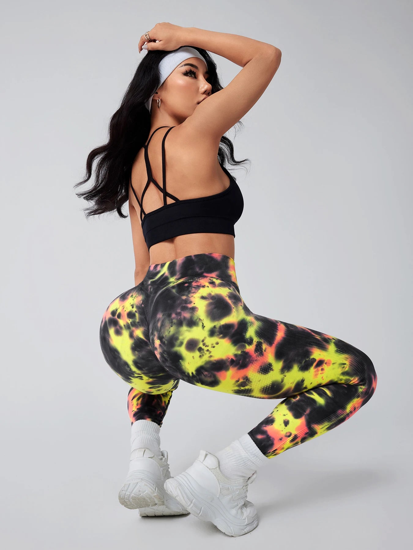 Women Yoga Pants Sport Leggings Seamless High Waist Push Up Woman Tights Fitness Workout Leggings Gym Clothing