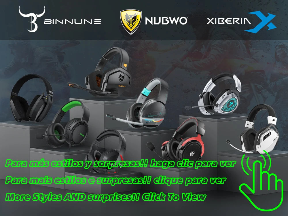 NUBWO N7 Gaming headsets PS4  Stereo Xbox one Headset Wired PC Gaming Headphones with Noise Canceling Mic Ear Gaming Headphones