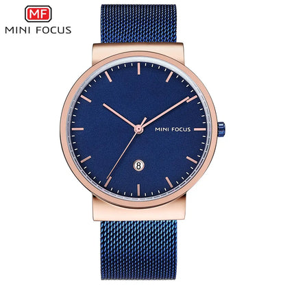 New Fashion Watch For Men High Quality Luxury Stainless Steel Waterproof Classic Quartz Wristwatches Male Big Face Clock