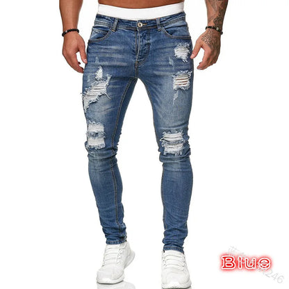 Stretch Slim Baggy Jeans