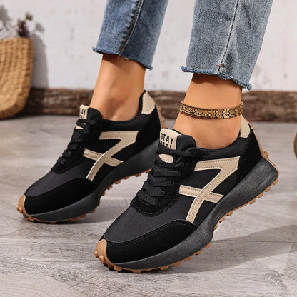 Women Sneakers 2025 New Leisure Running Shoes Fashion Designer Leather Sneakers Women Luxury Platform Sports Shoes for Women