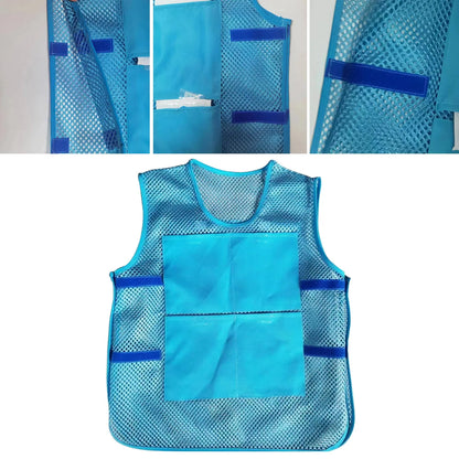 Cooling Cycling Vest with 8 Ice Packs,Summer Thin Mesh Vest Jacket,  Outdoor Ice Cooling Vest, Heatstroke Prevention Safety Vest