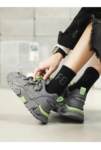 Sneakers for Mens White Platform Sneakers Fashion Versatile Board Shoes Men's Simple Niche Comfort Sports Shoes Tenis Masculino