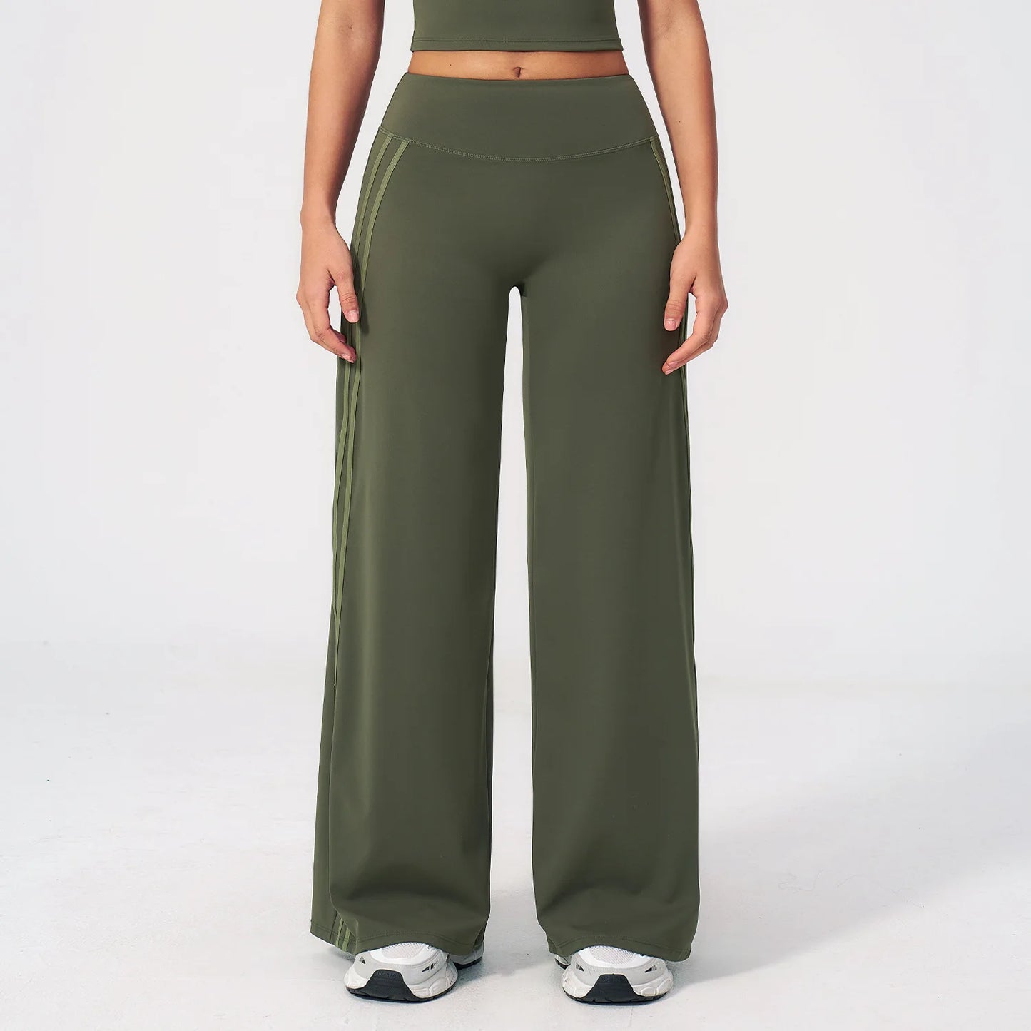 Yoga Pants Gym Workout Flared Leggings Women Fitness Bell-bottoms High Waist Wide Leg Female Push Up Sports Tights Yoga Leggings