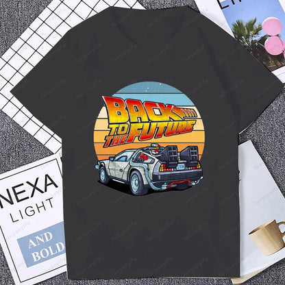 Mens Clothing  Doc Brown Back To The Future Back To The Future 1.21 Gigawatts Fun Tops Tee T Shirt Loose Tops T-Shirt