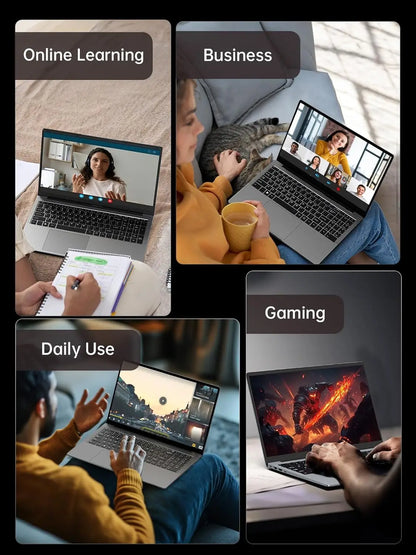 KAMRUI Gaming Laptop 16inch AMD Ryzen9 6900HX 16GB LPDDR5 512GB M.2 NVMe PCIe3.0 SSD Radeon 680M Win11PRO WiFi6 Backlit Keyboard