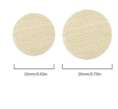 100pcs/Lot Multifunctional Hookah Water Pipe Tobacco Smoking Tool Brass Copper Mesh Pipe Network Filter Metal Net
