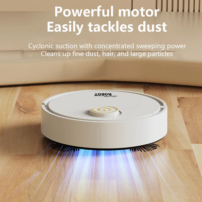 Smart Sweeping Robot Sweeping Suction Mopping 3-in-1 USB Rechargeable Vacuum Home Appliance For Floors Countertops Pet Hair