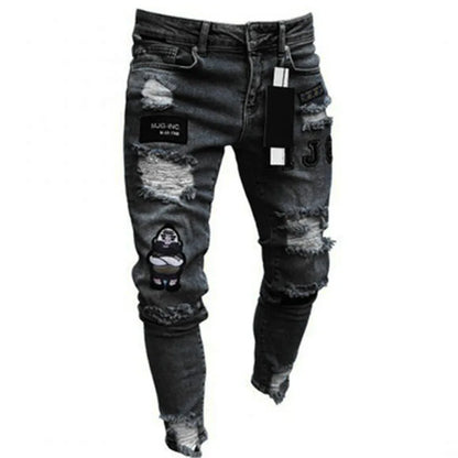 Stretch Slim Baggy Jeans