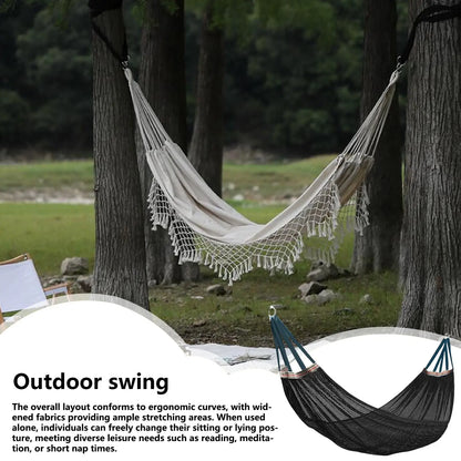Camping Leisure Hammock, Sturdy Lightweight Outdoor Furniture, Relaxing Tree Swing for Garden Balcony Patio Camping Daily Use