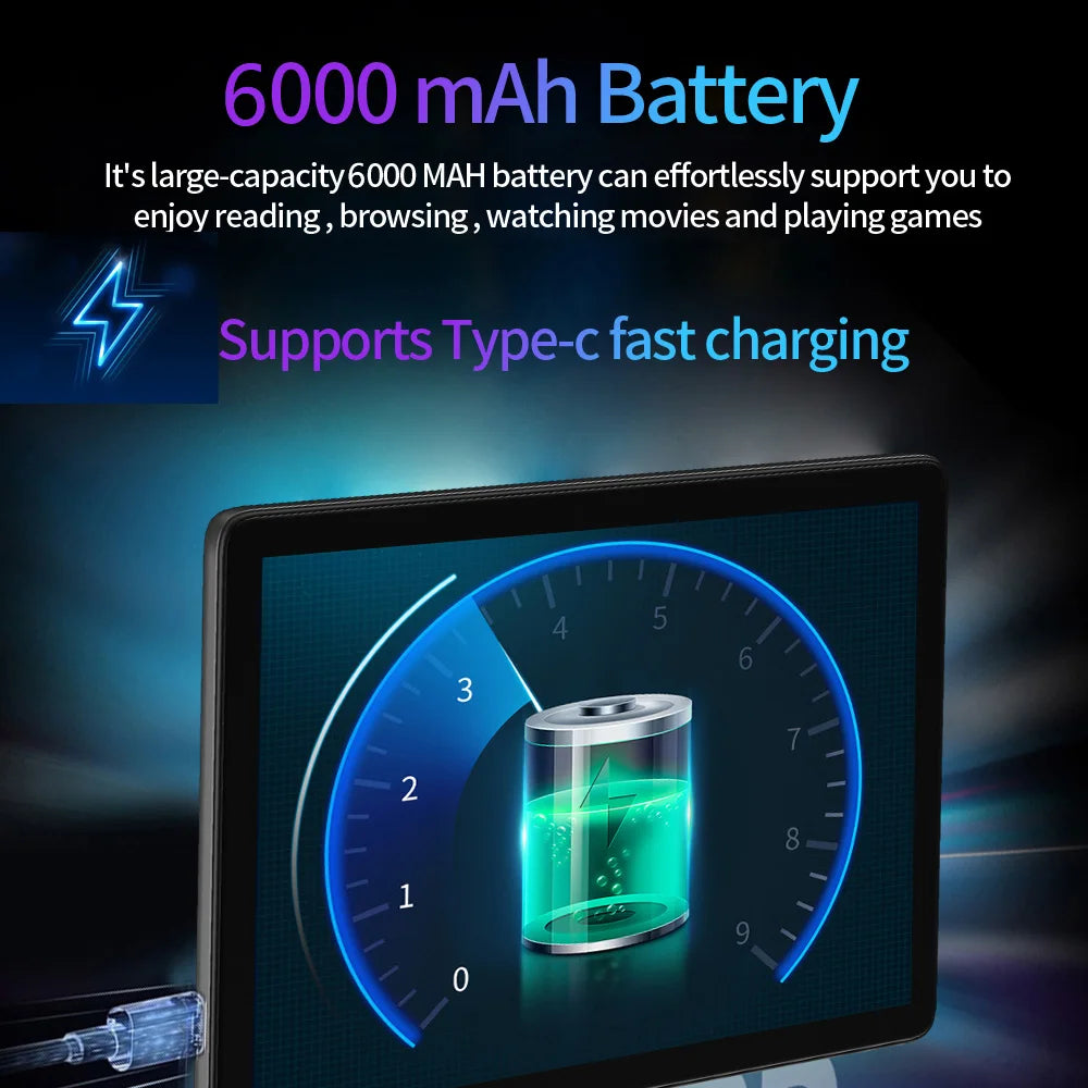 New Android 10.1 Inch Tablet Pc Octa Core 4GB RAM 64GB ROM WiFi Bluetooth Dual SIM 3G Phone Call Tablets 6000mAh Android 13.0