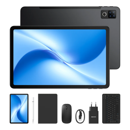DOOGEE U12 Tablet PC Android 16 Gemini AI 12'' FHD+ Screen 24GB RAM 128GB 9000mAh Large Battery 7.8mm Ultra-thin Smart Pad