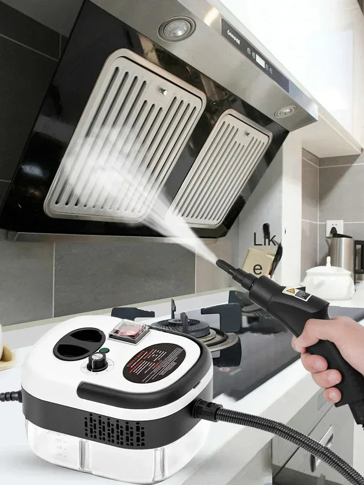 Steam Cleaner High Temperature Pressure Washer with Remote control Steam Cleaning Machine For Home Kitchen Hood Car 2500W