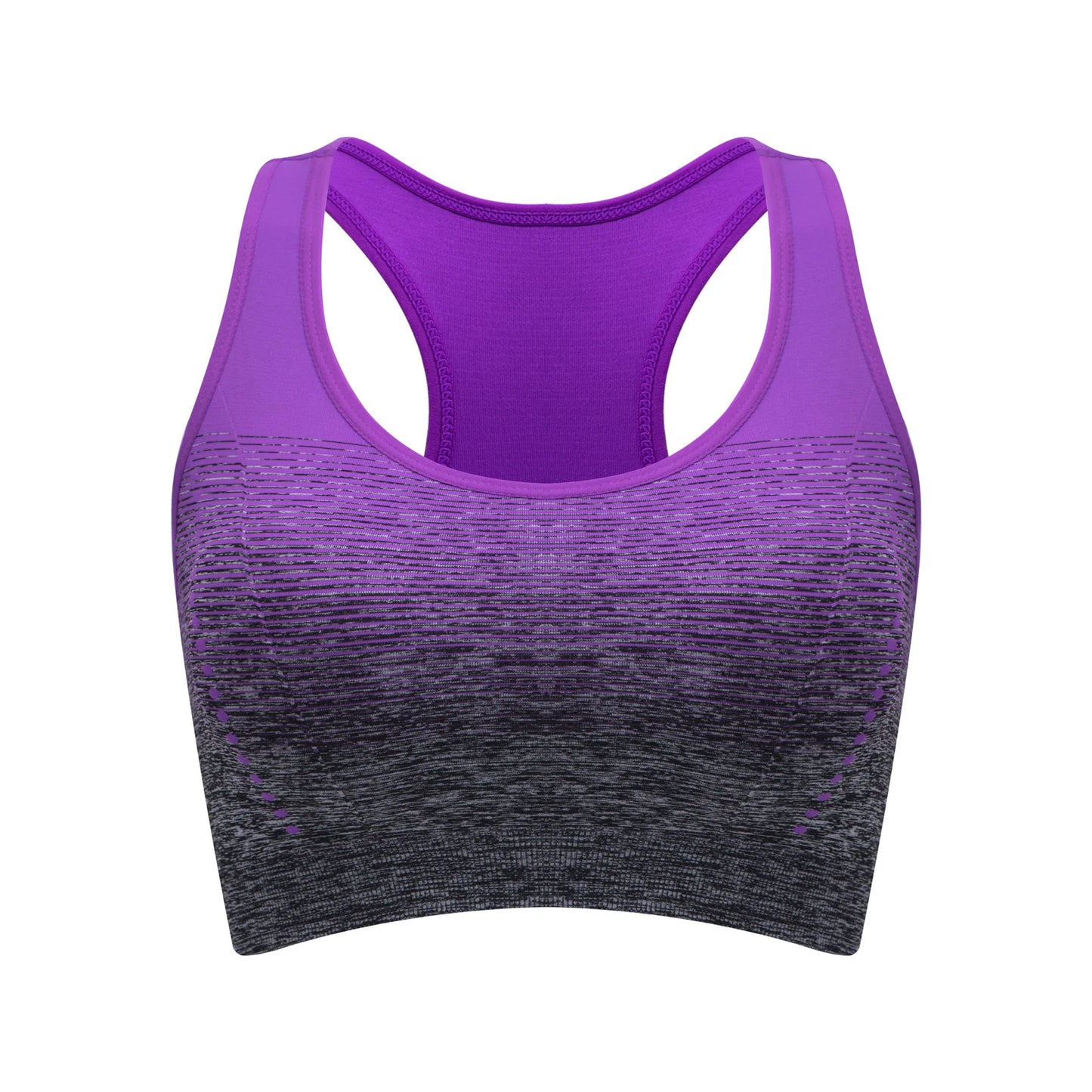 Gradient Padded Breathable Workout Sports Bra
