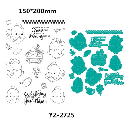 Just Married Celebrae You Father's Day Patriotic Heroes Cutting Dies Clear Stamps Scrapbooking New 2025 Frame Card Craft