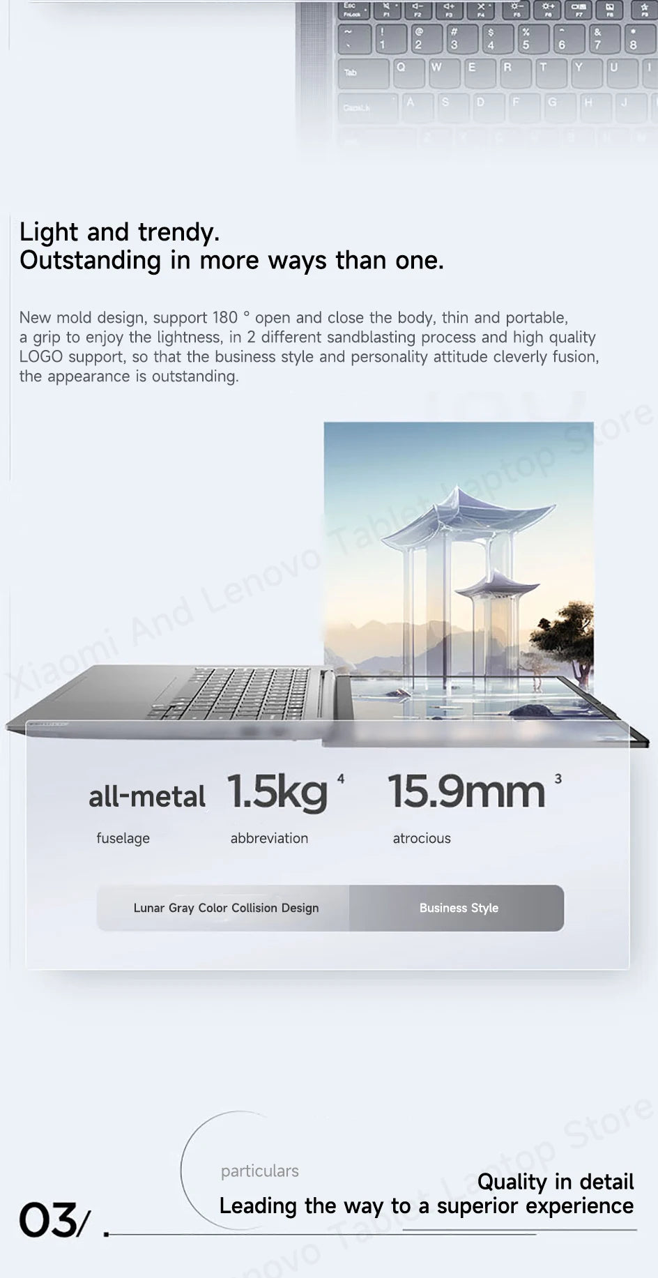 Lenovo Laptop Thinkbook 14+ 2024 AI 14.5" 3K 120Hz Screen UItra5-125H/UItra9-185H NVDIA RTX4060 Dolby Atoms Gaming Notebook PC