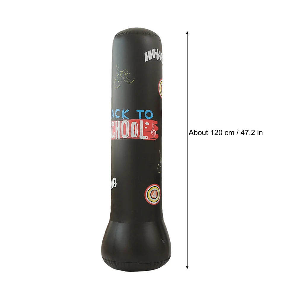 Inflatable Punching Boxing Bag Fitness Training Boxing Sack PVC Sports Fight Column  Kids Boxing Fight Pressure Sandbag