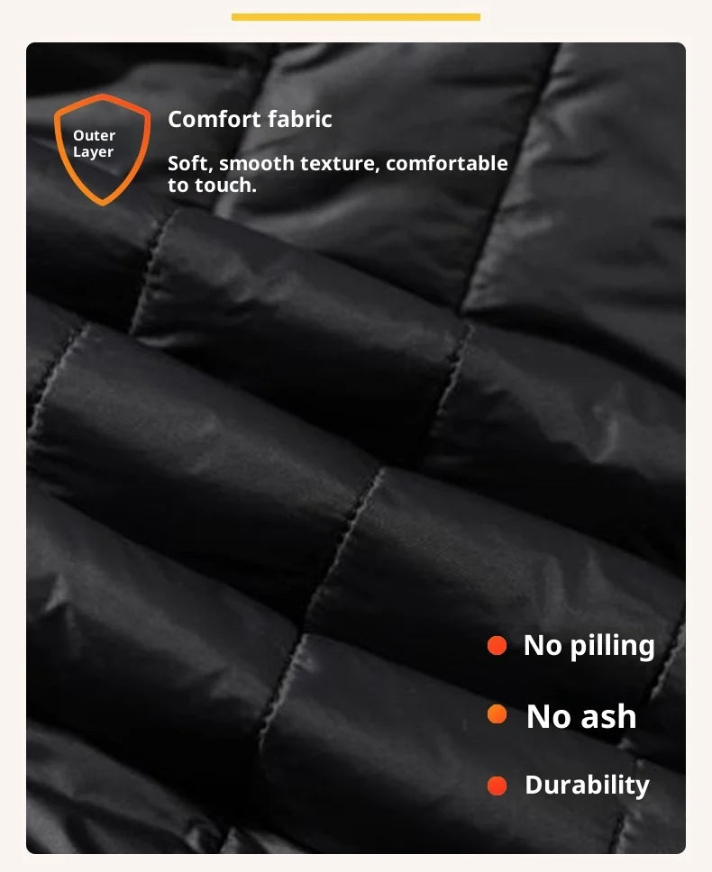 Smart Heating Cotton Jacket V-Neck Inner Wear 24 Zones Electric Thermal Insulation Clothes Motorcycle Riding Vest Heat Retention