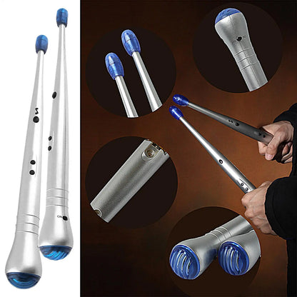 Electronic Air Drum Sticks With LED & Rhythm Sound Wireless Motion Sensor Drumsticks For Kids & Adults, Fun Musical Toy