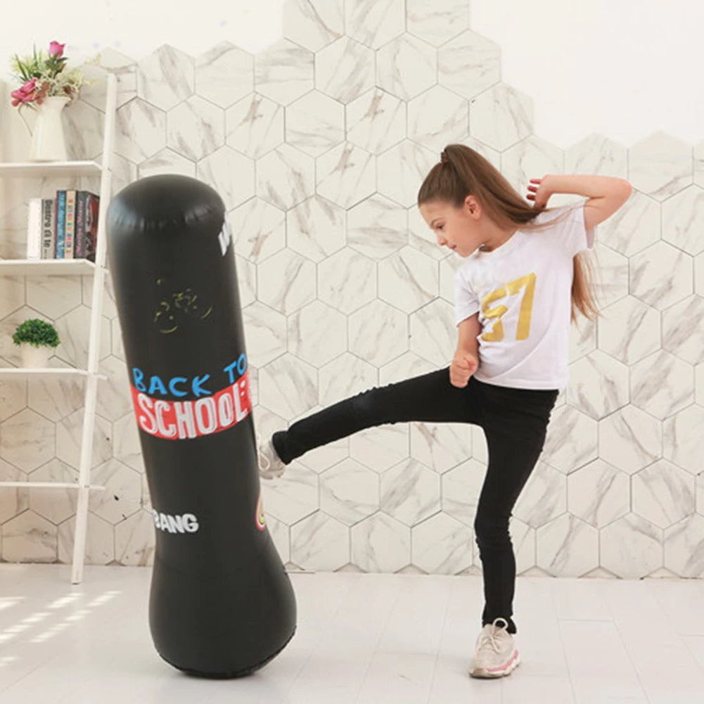 Inflatable Punching Boxing Bag Fitness Training Boxing Sack PVC Sports Fight Column  Kids Boxing Fight Pressure Sandbag