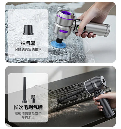 Vacuum Cleaner High Power Portable Handheld Wireless Brushless Motor Clean Machine Powerful Dust Blower Inflator Vacuum Cleaner