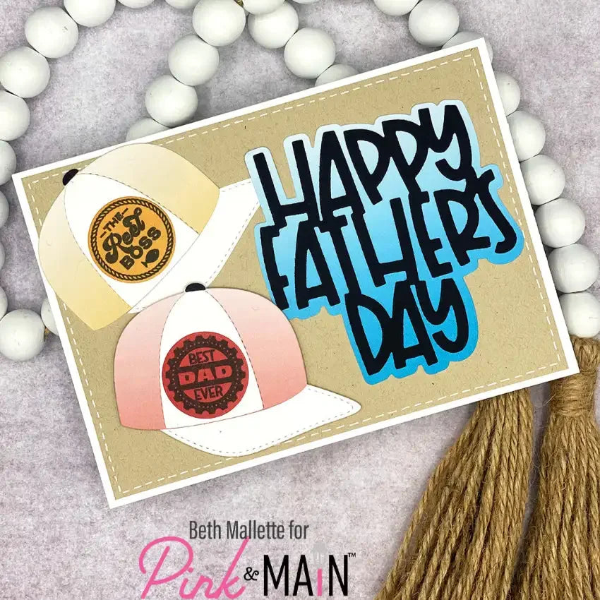 Happy Father's Day Layered Flowers Pop Up CardShut Metal Cutting Dies for DIY Making Card Scrapbook Embossed Paper Album Craft