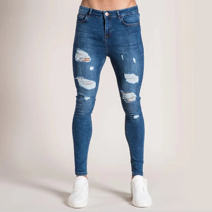 Stretch Slim Baggy Jeans
