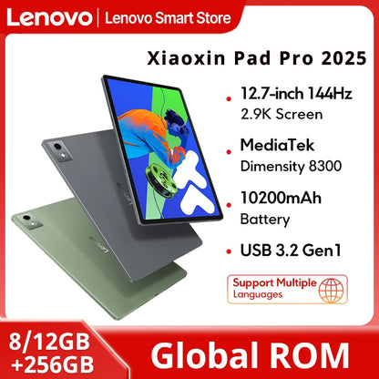 Lenovo Xiaoxin Pad Pro 2025 12.7 inch Tablet Original Global ROM Dimensity 8300 2.9K 144Hz Display  Android 14 10200mAh Pad PC