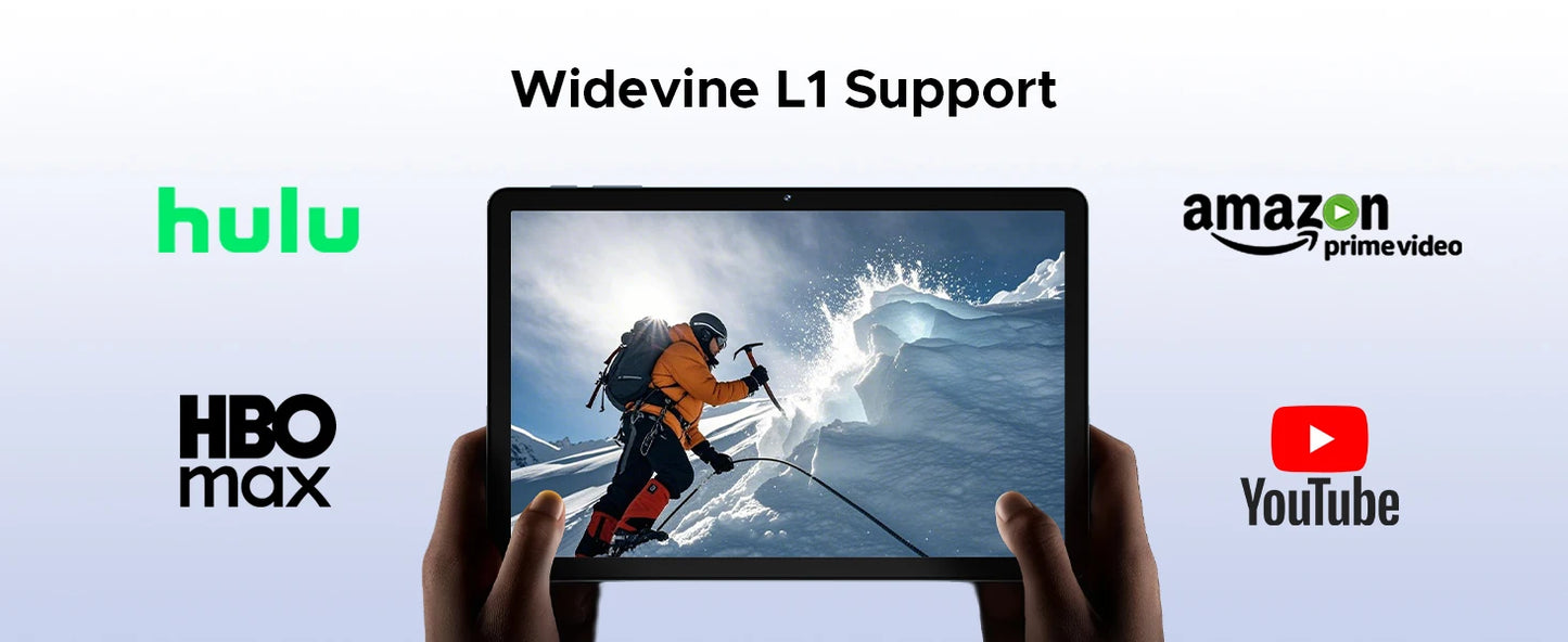 【Brand+】Doogee Tab G6 Tablet Pc 11 Inch Android 15 30Gb Ram(6+24) 256Gb Rom 8000Mah Battery Dual Speakers Support Widevine