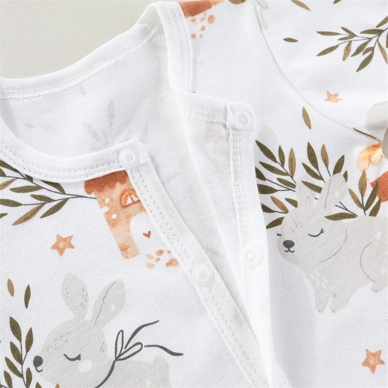 Newborn Unisex Romper Bodysuit – Soft Cotton, 0-9 Months