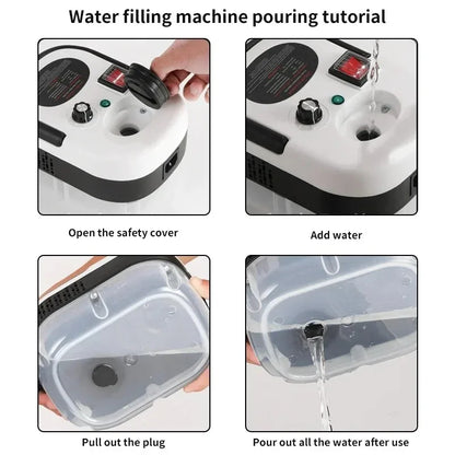 Steam Cleaner High Temperature Sterilization Air Conditioning Kitchen Hood Home /Car Steaming Cleaner 220V EU Plug