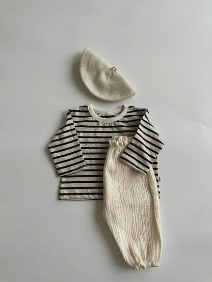 Organic Cotton Baby Pants – Soft Muslin Print