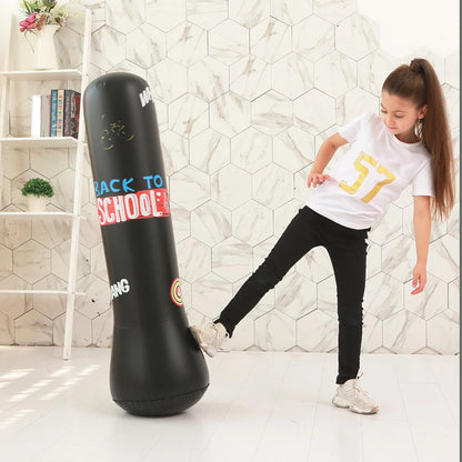 Inflatable Punching Boxing Bag Fitness Training Boxing Sack PVC Sports Fight Column  Kids Boxing Fight Pressure Sandbag